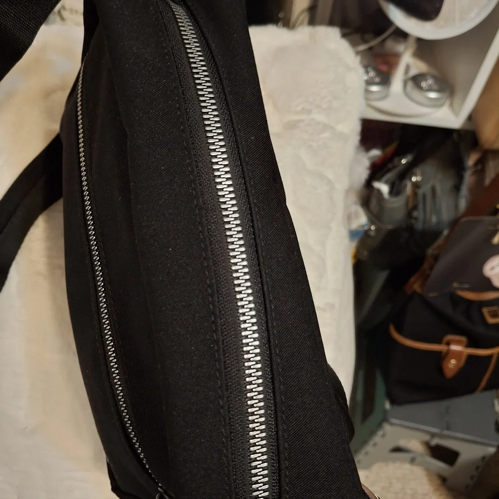 Adidas Black Backpack Crossbody Bag
